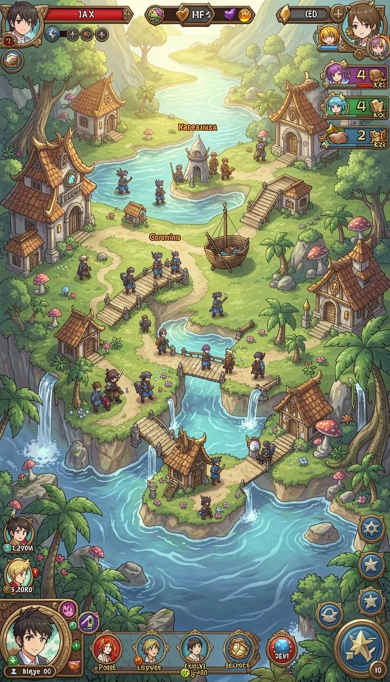Galeri pratinjau visual gadunslot build APK resmi terbaru